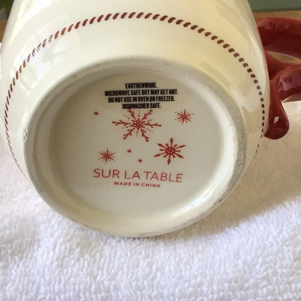 Sur La Table Christmas mug